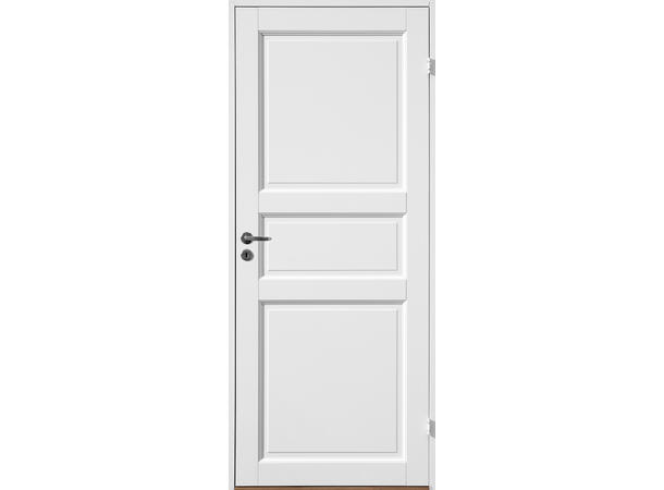 Olav Hvit 100 x 210 Hvitmalt dørblad 